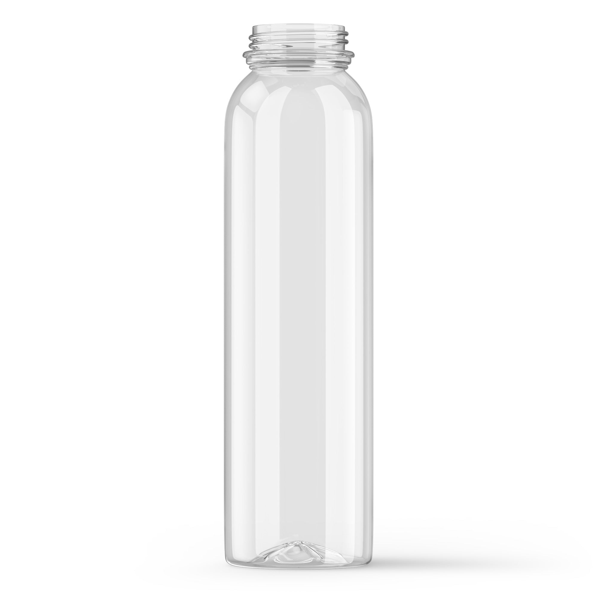 12 oz Clear PET Round Juice Bottles 38mm DBJ MIA