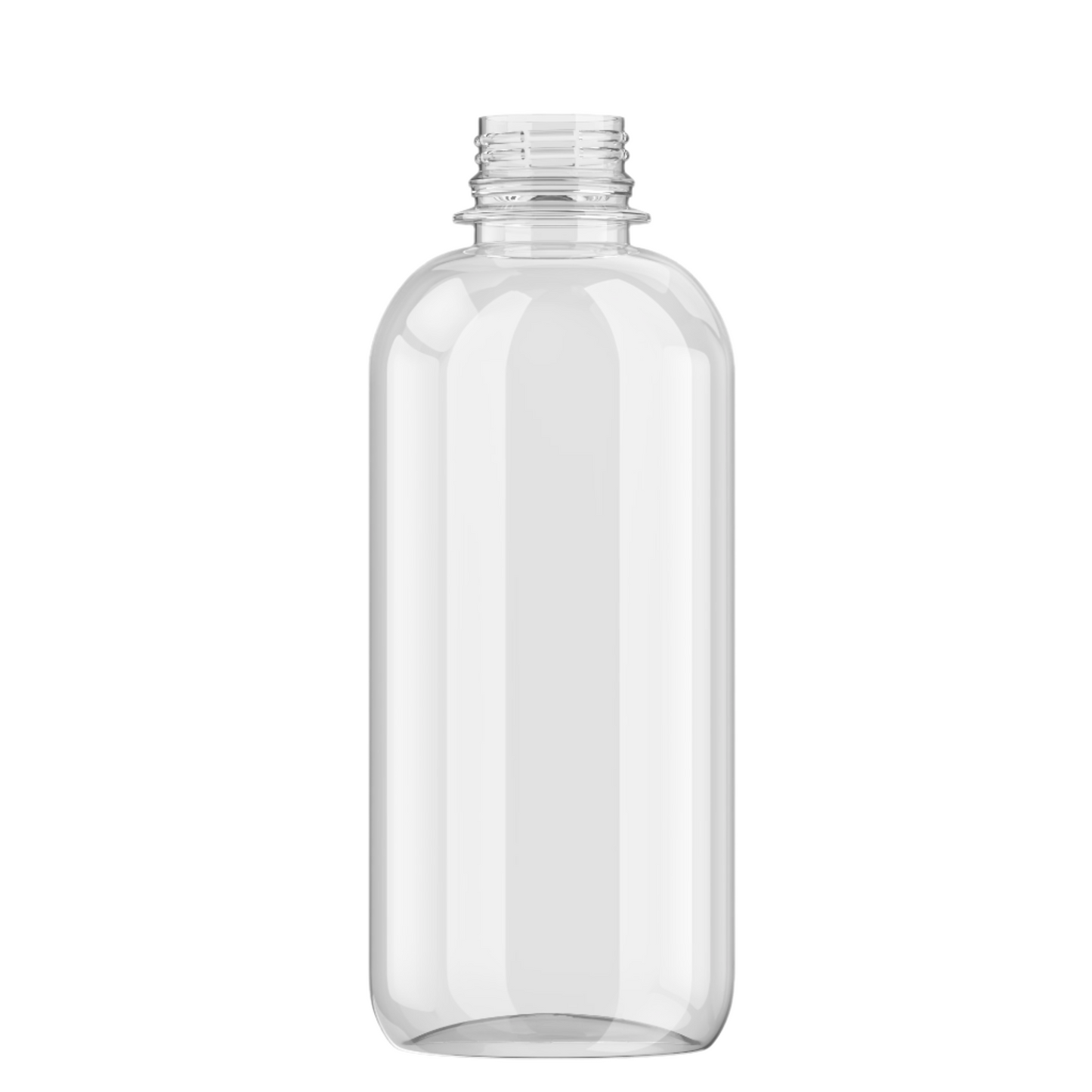 8 oz Clear PET Round Beverage Bottles 28mm