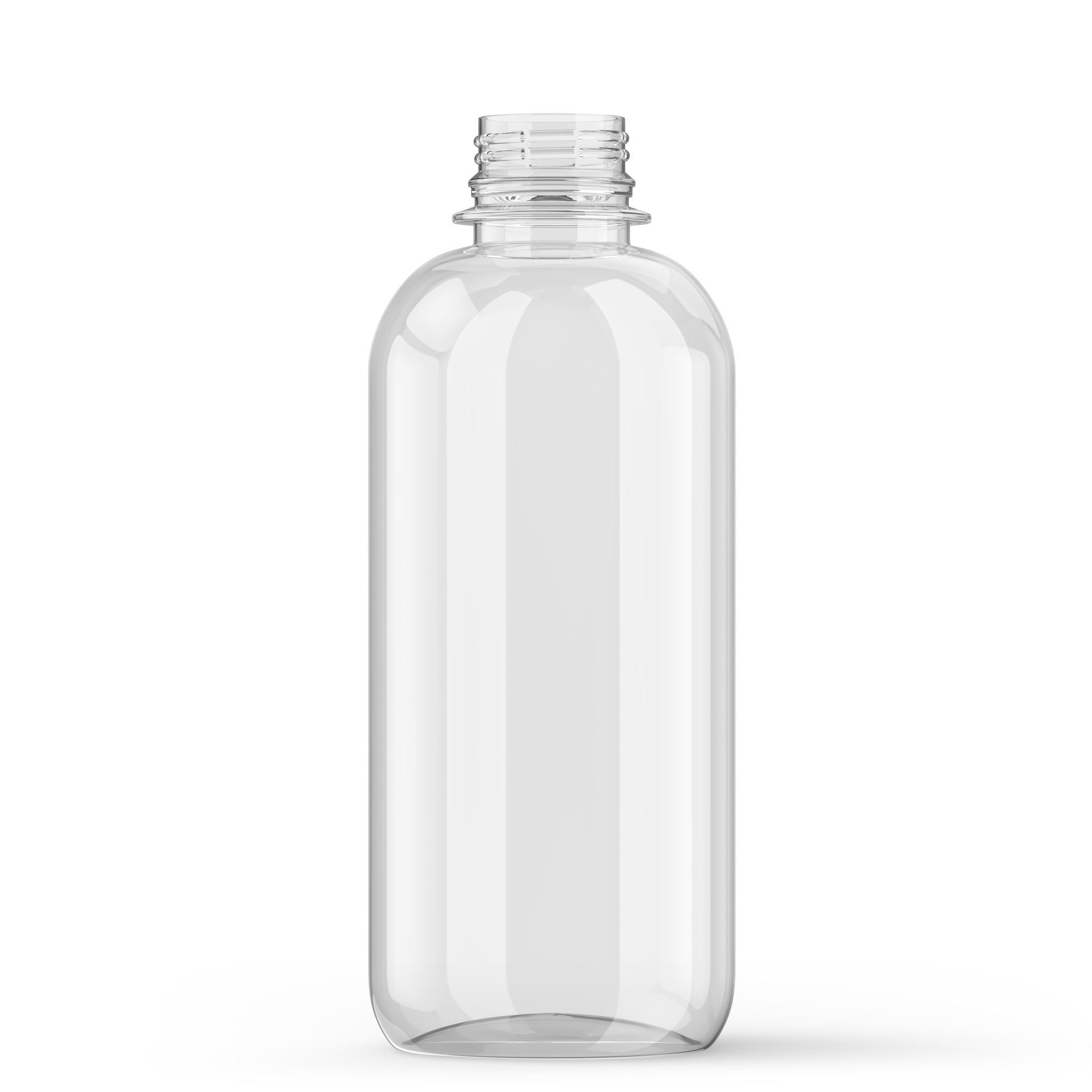 12 oz Clear PET Round Beverage Bottles 28mm