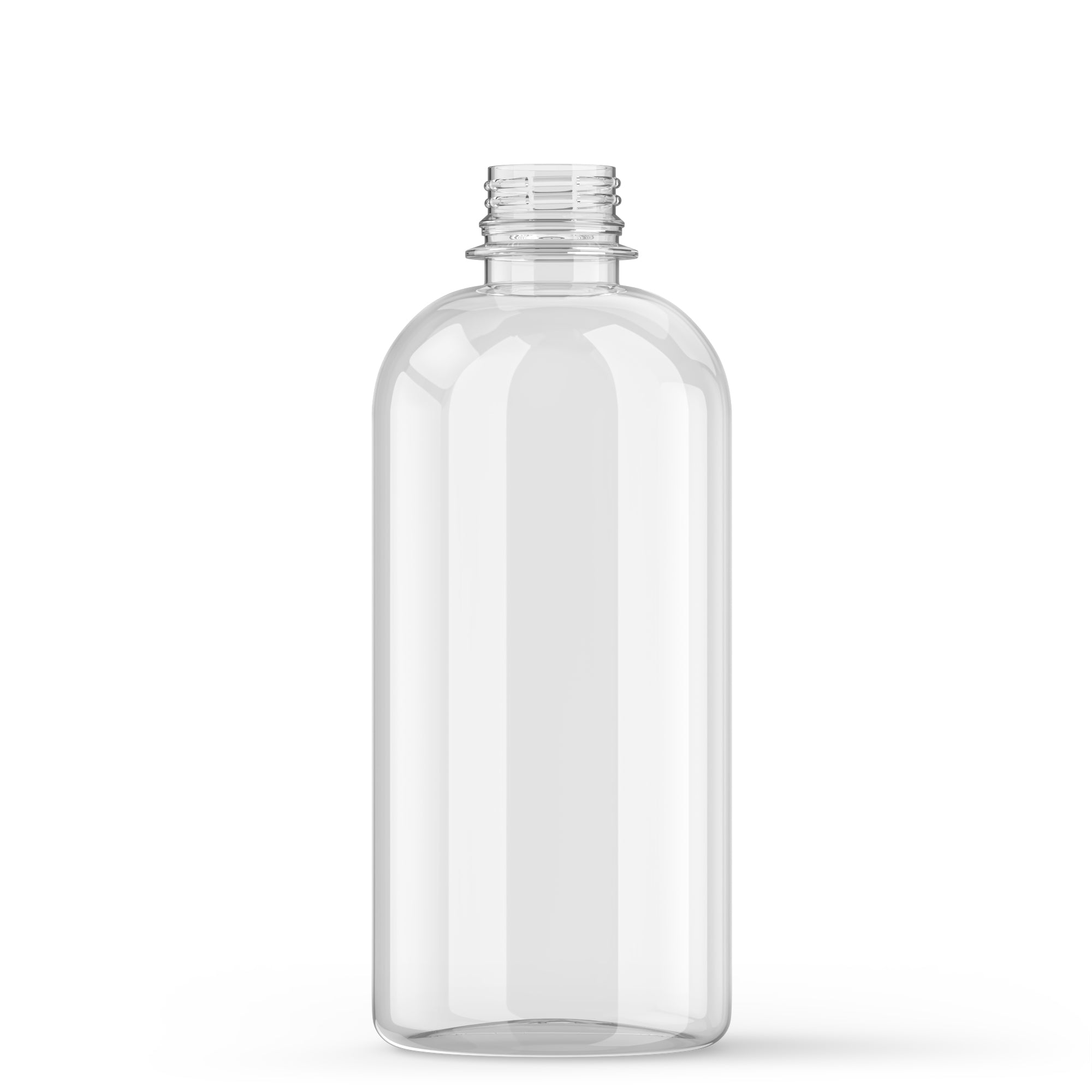 16 oz Clear PET Round Beverage Bottles 28mm